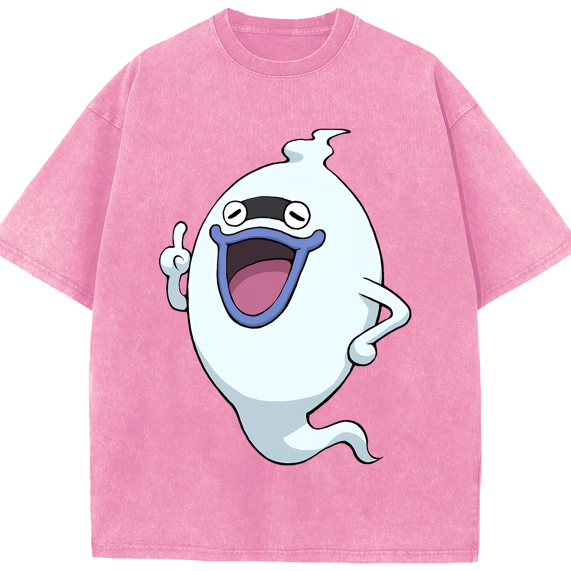 （画像用） 妖怪ウォッチ Yo-kai Watch 綿100% ヴィンテージ風 半袖Tシャツ（フロントプリント）